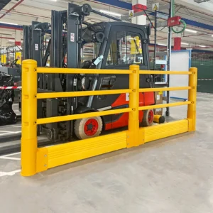 Safestop Pedestrian Barrier with Ground level protection