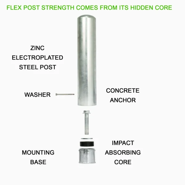 Stainless Steel Flexcore Post specs