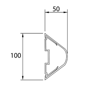 WGA100 Gradus Wall Guard Angular