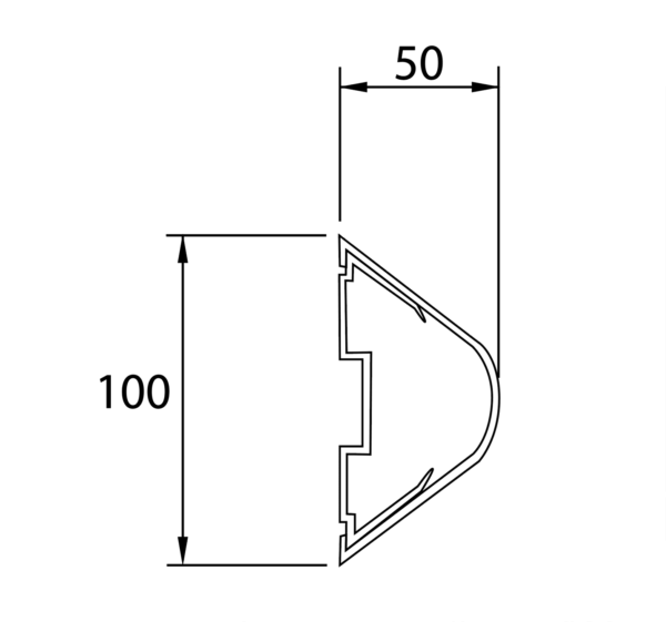 WGA100 Gradus Wall Guard Angular