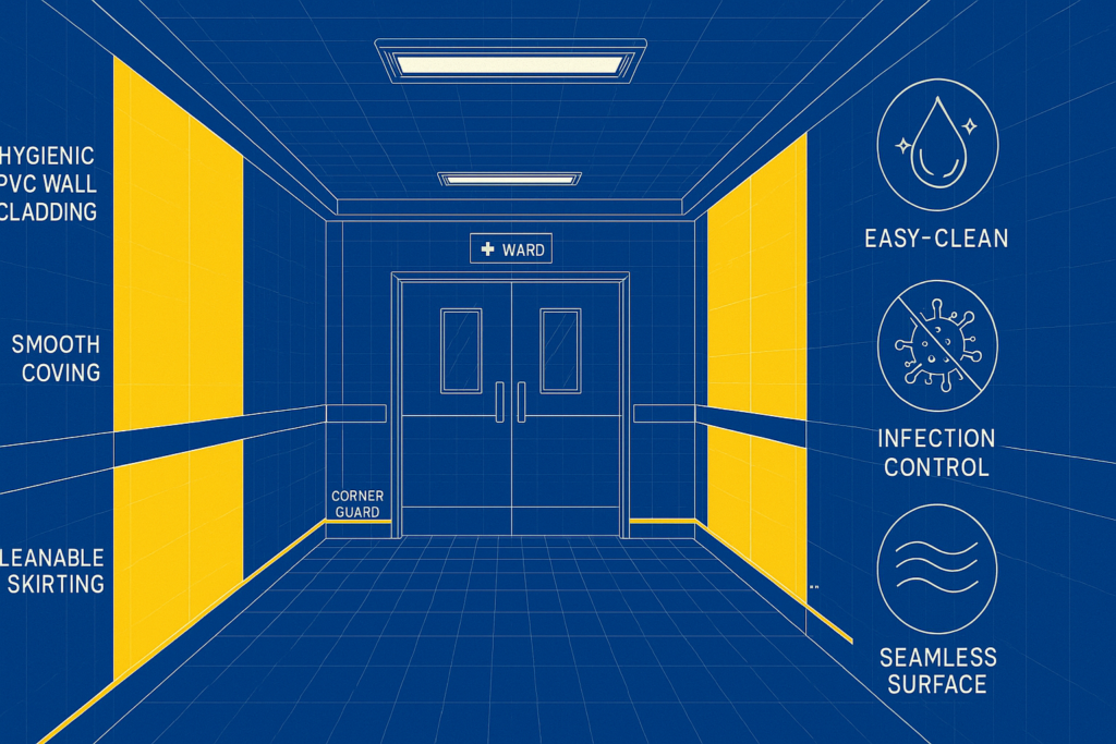 svl impact protection ireland - Hygienic PVC Wall Cladding